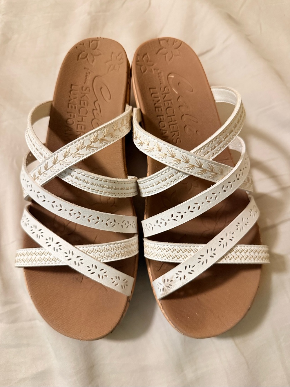 Womens sketchers Cali luxe foam wedges